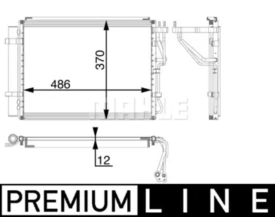 BEHR MAHLE AC 60 000P A/C Condenserhyundaı Ix20 976061P201
