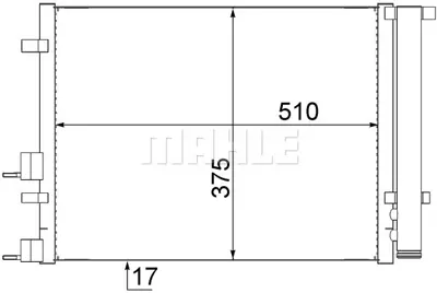 BEHR MAHLE AC 731 000S A/C Condenserhyundaı I20 Dıesel 976061J210