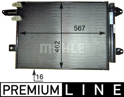 BEHR MAHLE AC 805 000P A/C Condenseraudı A4 Avant (8e5, B6) 8J0820411B