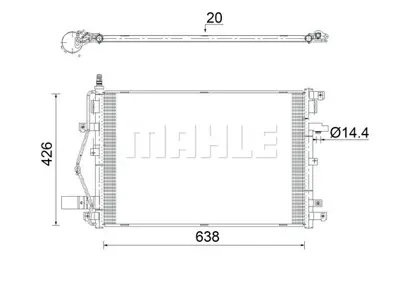 BEHR MAHLE AC 924 000S Devırdaım Volvo  Xc90 I (275) D5  02>10 8683523