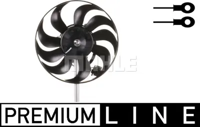BEHR MAHLE ACF 1 000P A/C Condenser Fanvw Golf Iv (1j1) 6QD959455C