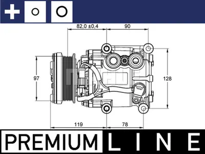 BEHR MAHLE ACP 22 000P Klıma Kompresörü DE9461450A YS4H19D629AF