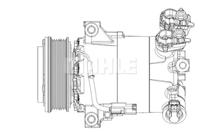 BEHR MAHLE ACP 556 000P Klıma Kompresörü F1F119D629FD