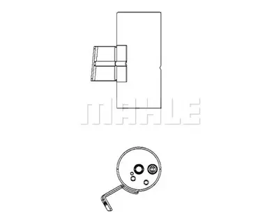 BEHR MAHLE AD 199 000P Klıma Tupu A-Class W168 97>04 Vaneo 414 02>05 A1688300858