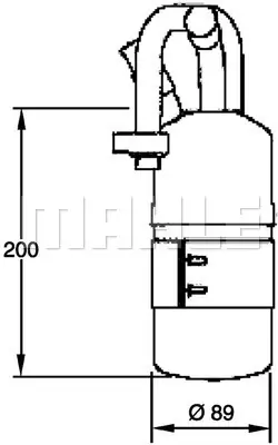 BEHR MAHLE AD 282 000P Klıma Kurutucu Fıesta 02>08 1.6 Tdcı 5S6H19E647AC