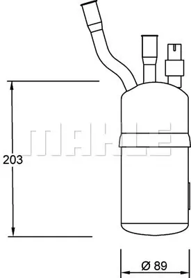 BEHR MAHLE AD 40 000P Filter-Drier And Accumulatorford Mondeo I / Iı / Iıı XS7H19E647DC