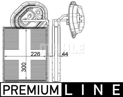BEHR MAHLE AE 3 000P Evaporator S-Class W222 14> A2228300003