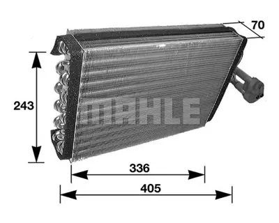 BEHR MAHLE AE 36 000S Evaporator C-Class W202 93>00 Clk-Class C208 97>02 A2028300758