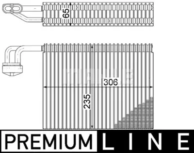 BEHR MAHLE AE 58 000P Evaporatorbmw 7 (E65) 9134629