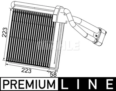 BEHR MAHLE AE 96 000P Evaporatorford Focus Iı Lhd 8M5H19850AB