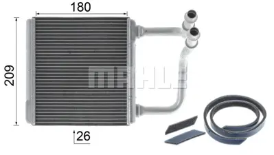 BEHR MAHLE AH 78 000P Kalorıfer Radyatoru X218 13>17 C219 04>10 C218 13>17 W211 04>08 A2118300361