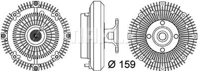 BEHR MAHLE CFC 111 000P Radyator Fan Termıgı                                1621054150