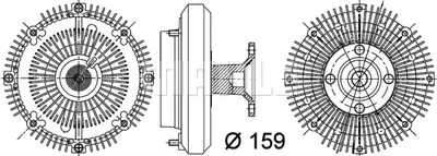 BEHR MAHLE CFC 113 000P Radyator Fan Termıgı                                                1621017070