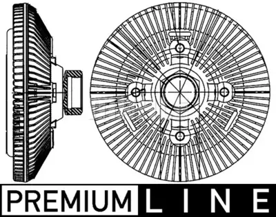 BEHR MAHLE CFC 209 000P Radiator Fan Clutch                                    Renault Mascott 7420942492