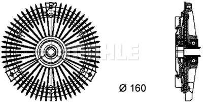 BEHR MAHLE CFC 66 000P Fan Termıgı A6032000222