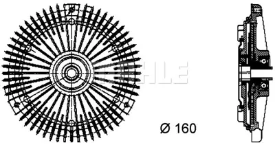BEHR MAHLE CFC 67 000P Fan Termıgı A1032000422