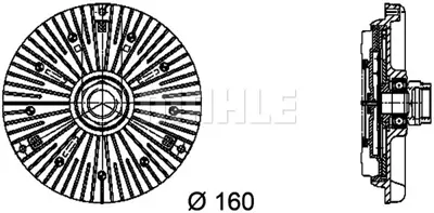 BEHR MAHLE CFC 94 000P Fan Kaplını A6 Allroad Quattro 00>05 2.7tfsı Are Bes 4Z7121350