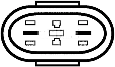 BEHR MAHLE CFF 19 000S Radiator/Condenser Fan Vw Transporter T4 7D0959455K