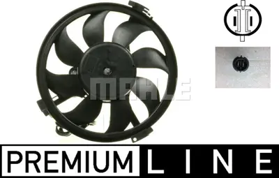 BEHR MAHLE CFF 3 000P Fan Motoru Kucuk Olan (80w 280mm) A4 A6 A8 Passat 8D0959455L 8D0959455M