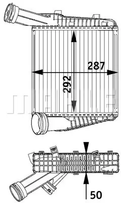 BEHR MAHLE CI 142 000P Turbo Radyatoru Touareg 2,5tdı 3,0 V6 Tdı Cjma Cnrb 03>10> Q7 3,0tdı 06>15 Cayenne 3,0d 10> 7P0145804B 95811064011