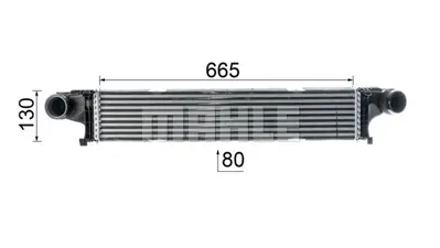 BEHR MAHLE CI 145 000P Turbo Radyatörü A2215005400