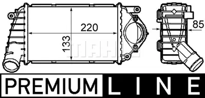 BEHR MAHLE CI 302 000P Turbo Radyatoru Intercooler Arosa 97>04 Lupo 99>06 Polo 00>02 1.4tdı Amf 6E0145805B