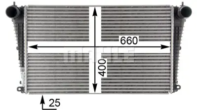 BEHR MAHLE CI 365 000P Charge Air Coolerjeep Renegate 4x4 Crd 51965907