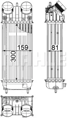 BEHR MAHLE CI 418 000P Turbo Radyatoru                               1140P8 1440P8