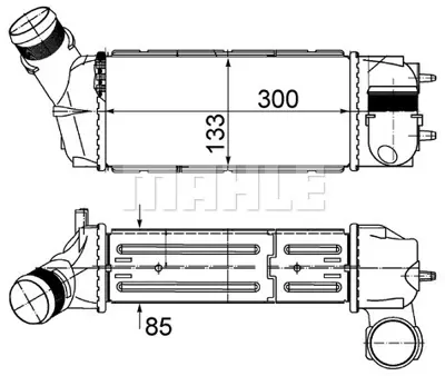 BEHR MAHLE CI 493 000S Turbo Radyatoru                                    384K0