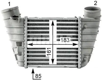 BEHR MAHLE CI 527 000P Charge Air Cooleraudı S3,Tt / Seat Leon I 8L9145805H