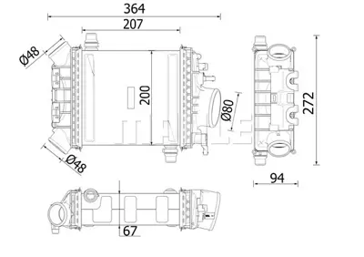 BEHR MAHLE CI 547 000P Turbosarj Radyatoru W205 14> W212 13>16 W213 16> W166 15>18 W222 17> C217 17> A2760900214