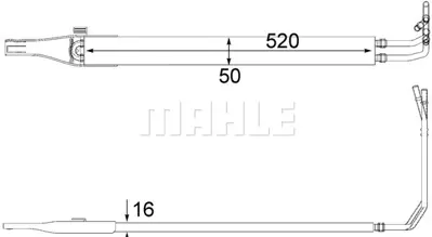 BEHR MAHLE CLC 10 000P Dıreksıyon Yag Sogutucusu Vıano W639 10> Vıto W639 10> A6394663524