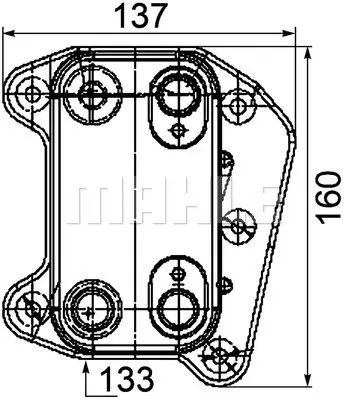 BEHR MAHLE CLC 104 000P Yag Sogutucusu A6131880101