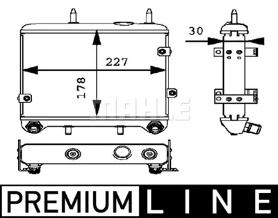 BEHR MAHLE CLC 20 000P Oil Coolermb E-Cl. (W210) A2105000100