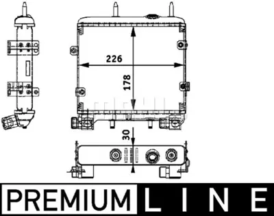 BEHR MAHLE CLC 22 000P Oil Coolermb E-Cl. (W210) A2105001000