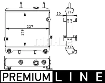 BEHR MAHLE CLC 28 000P Yag Sogutucusu (M113, M119) S-Class W140 91>98 A1405011601