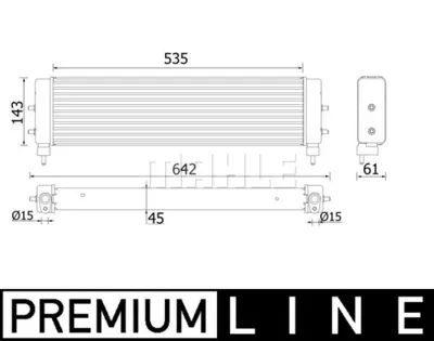 BEHR MAHLE CLC 94 000P Motor Yag Radyatoru Premıum Lıne Bmw M5 F10 G30 M6 F12 F13 F06 2284260