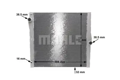 BEHR MAHLE CR 1050 000S Motor Su Radyatoru Bmw X5 E70 06>10 7585036