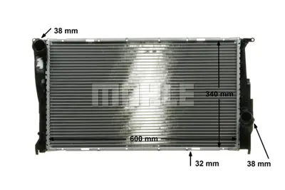 BEHR MAHLE CR 1086 000P 8mk376754-031 Radyatör Bmw E81 E87 E88 04 E82 07 E90 05 E91 05 E92 07 E93 07 116 118d 120d 320d 318d 7790297