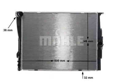 BEHR MAHLE CR 1088 000S Motor Su Radyatoru Oto/Sanz. Bmw E81 E82 E87 E88 E90 E91 E92 E93  X1 E84 Z4 E89 7553111