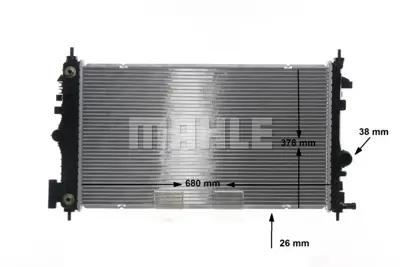 BEHR MAHLE CR 1103 000S Su Radyatörü 13241724 23299712
