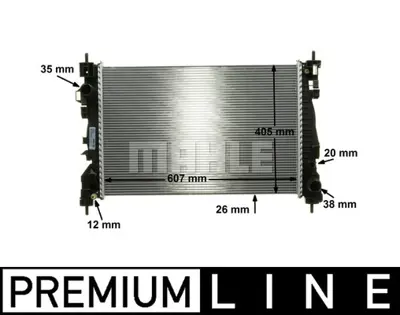 BEHR MAHLE CR 1180 000P Radiatoralfa Romeo Gıulıetta 50514474