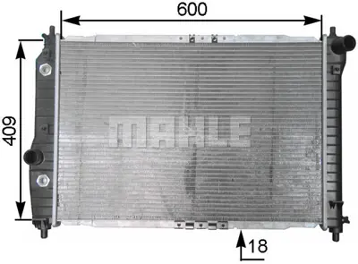 BEHR MAHLE CR 131 000S Radiatordaewoo /Chev. Aveo/Swıft 96887368 P96536526