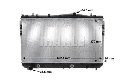 BEHR MAHLE CR 1311 000S Radiatordaewoo/Chev Optra/Excelle P96553243