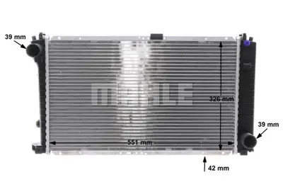BEHR MAHLE CR 1424 000S Radiatorbmw 3 (E36)  91-98 2245511