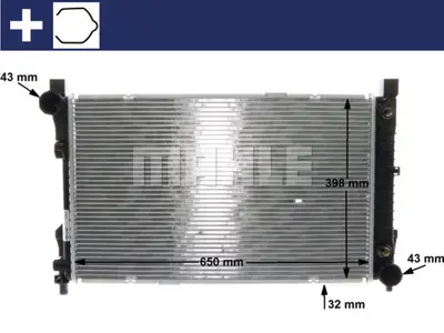 BEHR MAHLE CR 1478 000S Motor Su Radyatoru W203 00>07 Cl203 02>08 S203 01>07 C209 02>09 A209 03>10 R171 04>11 A2035004203