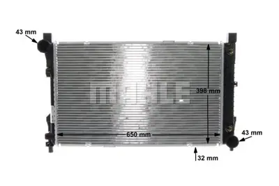 BEHR MAHLE CR 1478 000S Motor Su Radyatoru W203 00>07 Cl203 02>08 S203 01>07 C209 02>09 A209 03>10 R171 04>11 A2035004203