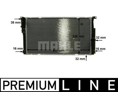 BEHR MAHLE CR 1909 000P Su Radyatörü 8672104