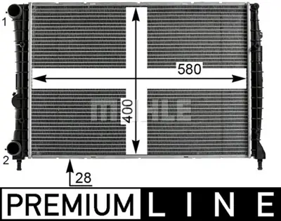 BEHR MAHLE CR 1984 000P Radiatoralfa Gt 1,8 Ts 2,0 Jts 50518255