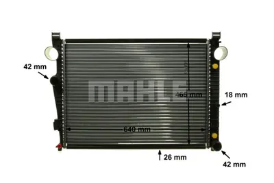 BEHR MAHLE CR 2208 000P Motor Su Radyatoru S-Class W220 98>05 A5000322024